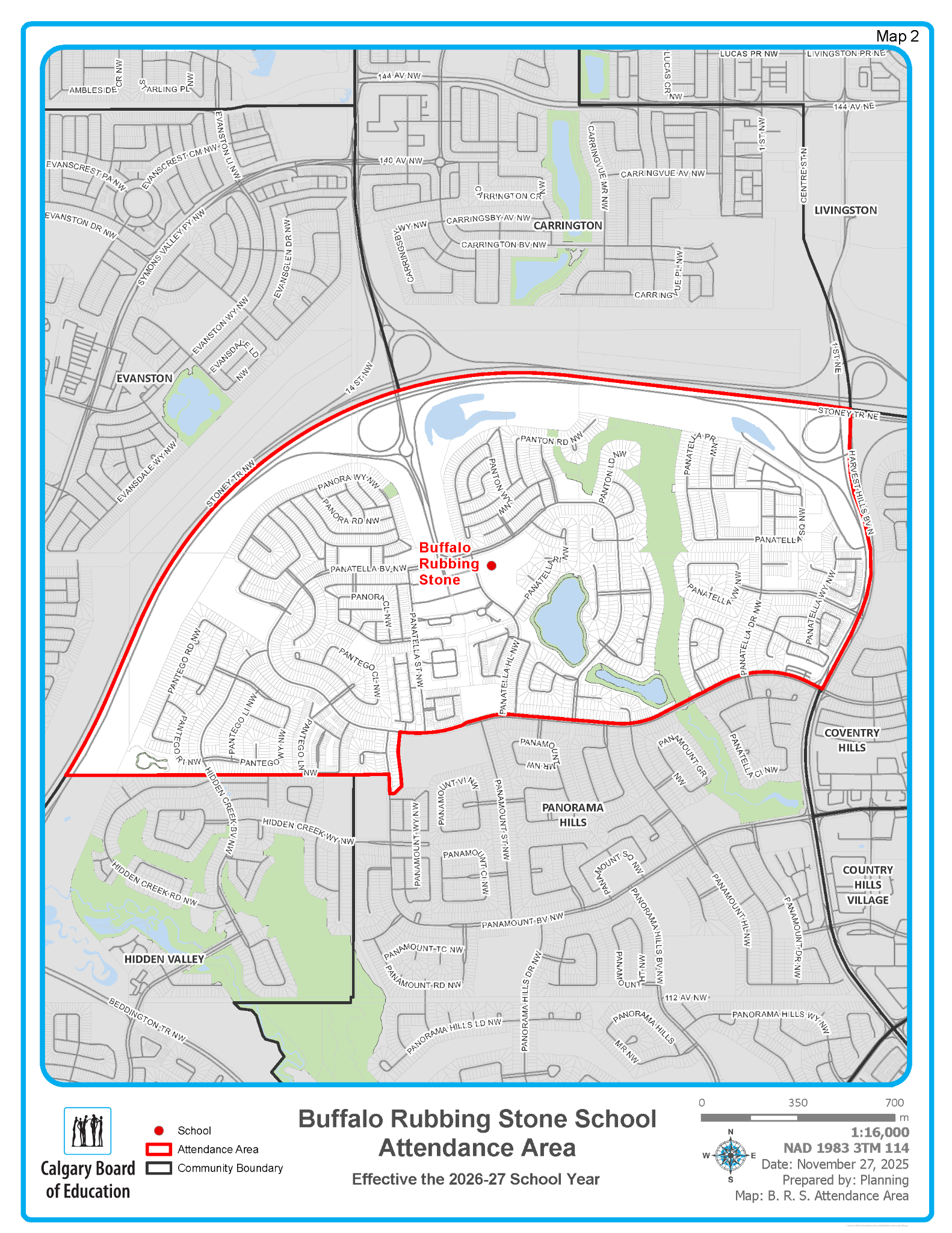 20251204 Panorama Hills and Country Hills Designation Notice Map 2